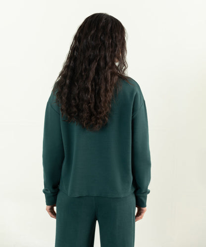 Sapphire - Ribbed Sweatshirt