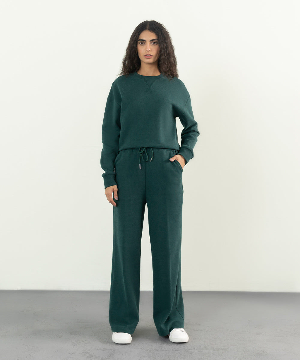 Sapphire - Ribbed Sweatshirt