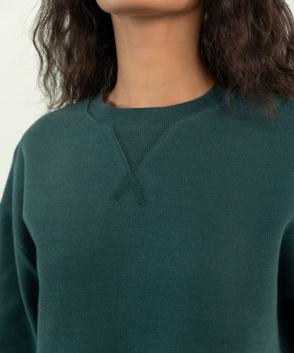 Sapphire - Ribbed Sweatshirt