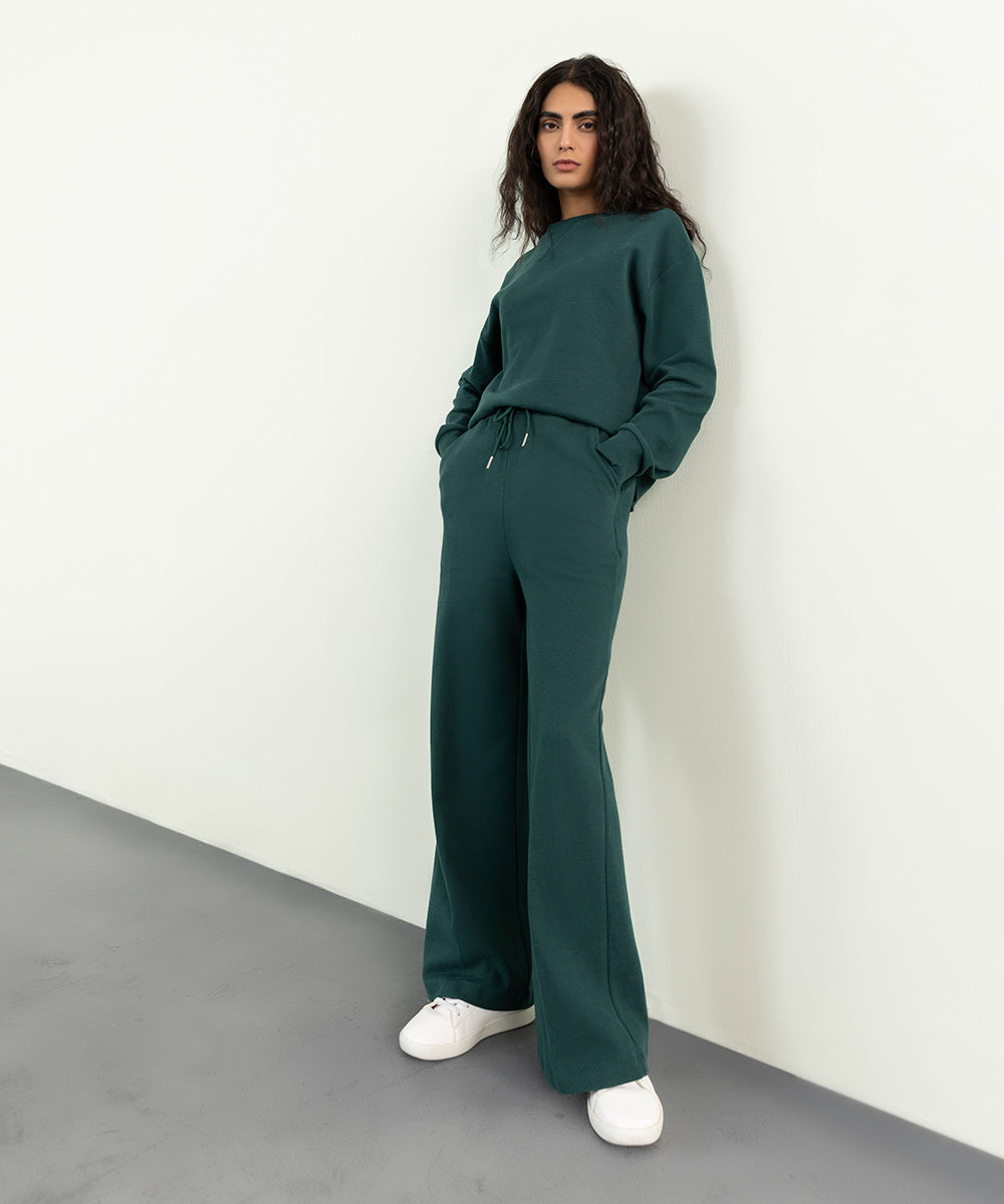 Sapphire - Ribbed Sweatshirt