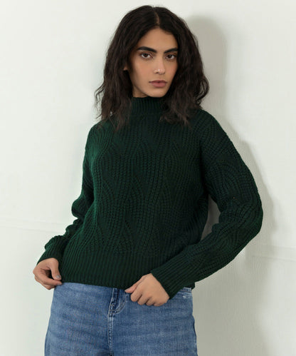 Sapphire - Chunky Knit Sweater