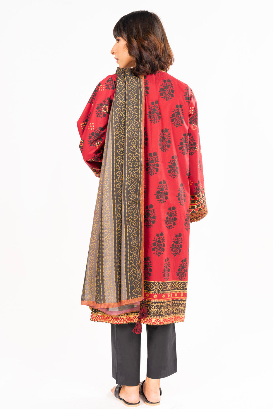 2 Pc Printed Cambric Outfit