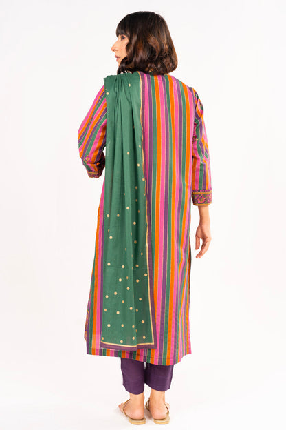 3 Pc Dyed Embroidered Outfit