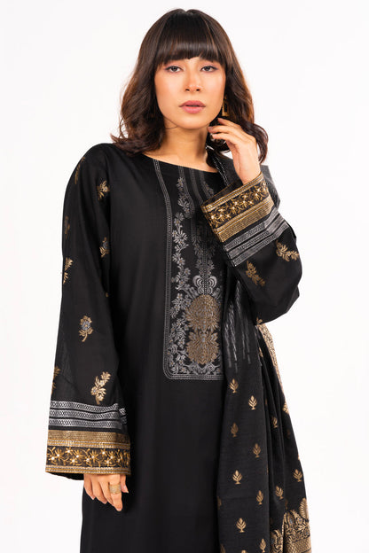3 Pc Printed Jacquard Outfit