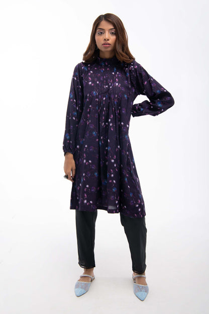 BTW - PRINTED LINEN TUNIC