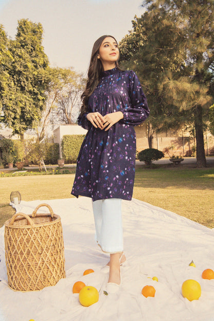 BTW - PRINTED LINEN TUNIC