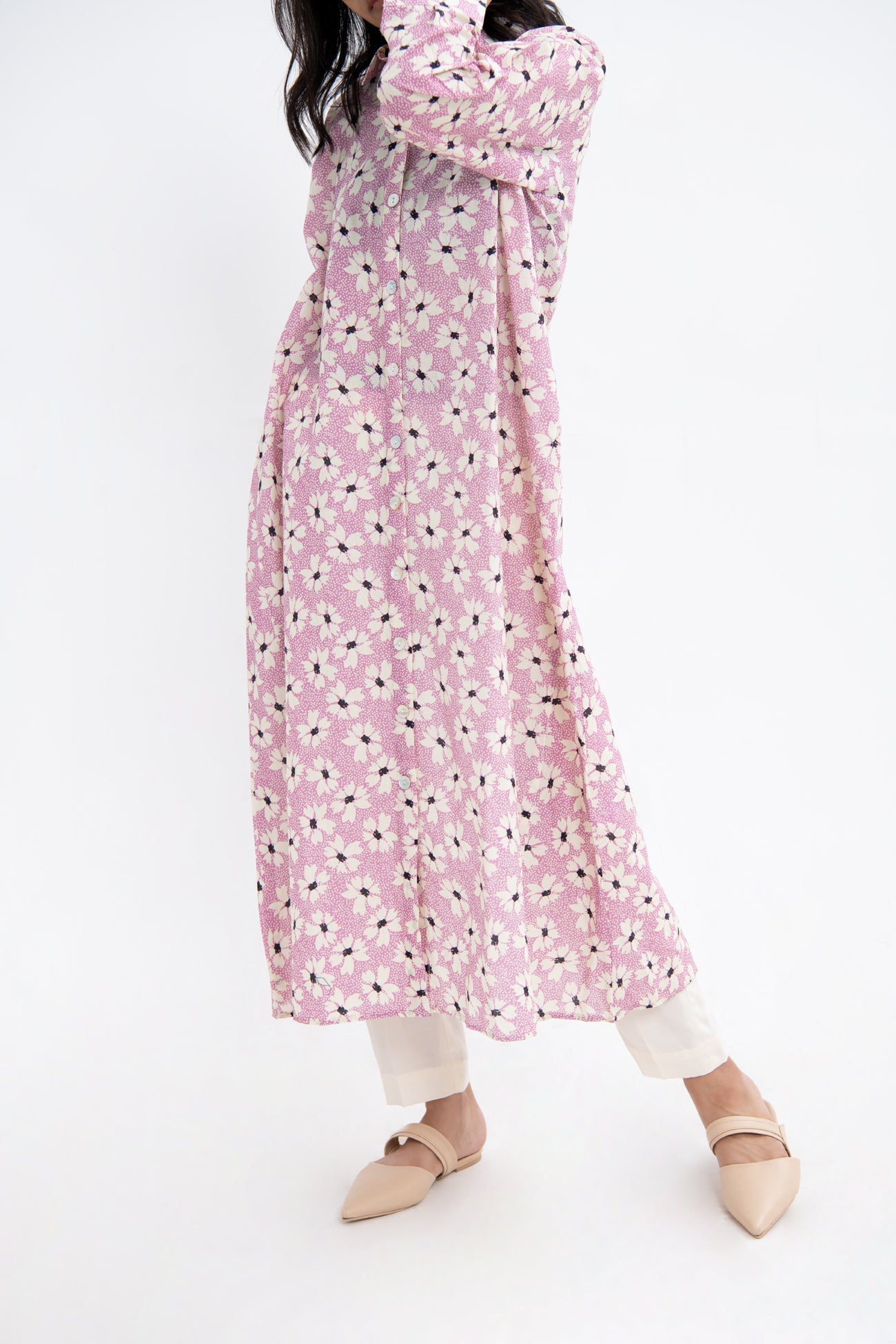 BTW - BUTTON DOWN LONG TUNIC