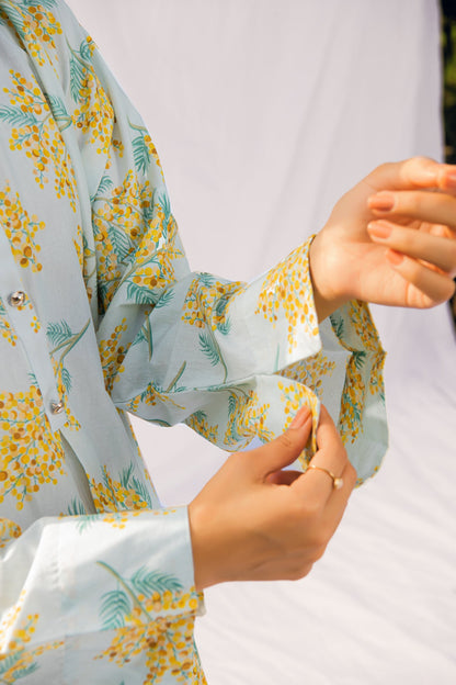 BTW - DROP SHOULDER STRAIGHT FIT SHIRT