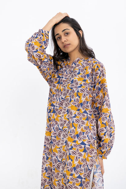 BTW - LONG TUNIC WITH RAGLAN SLEEVES