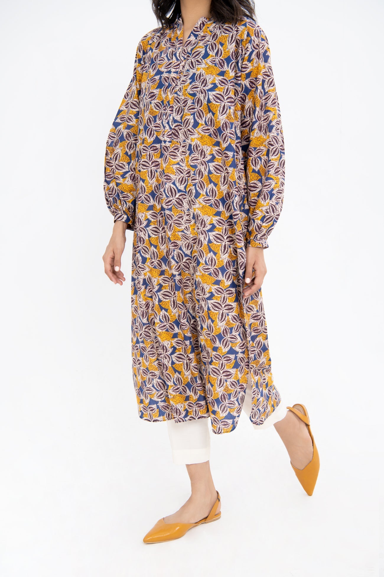 BTW - LONG TUNIC WITH RAGLAN SLEEVES