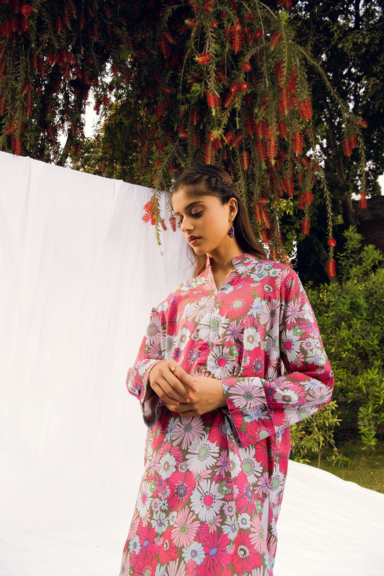BTW - FLORAL PRINTED KURTA