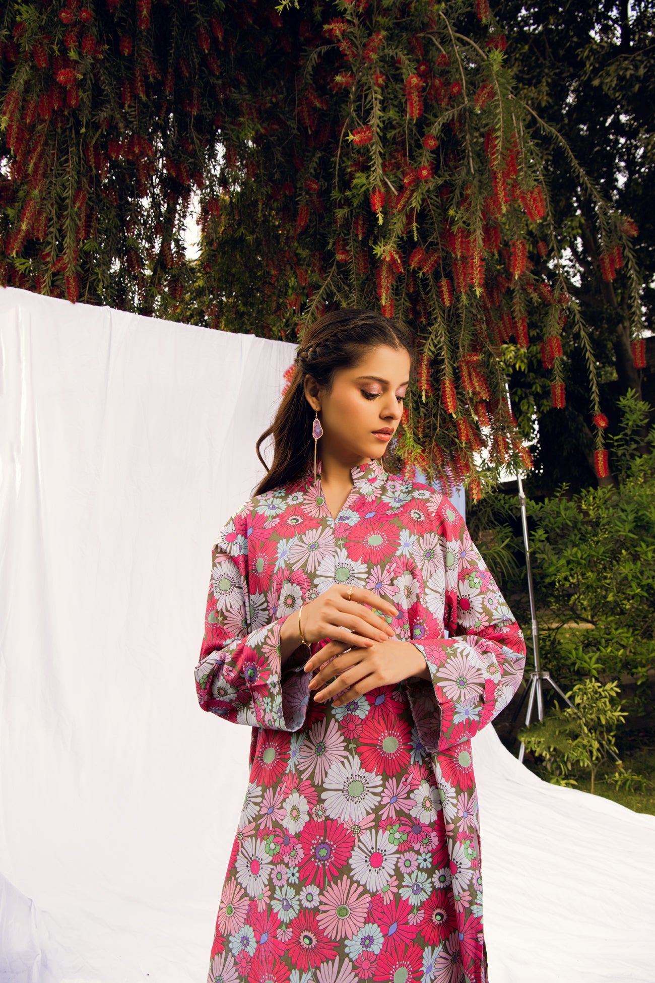 BTW - FLORAL PRINTED KURTA