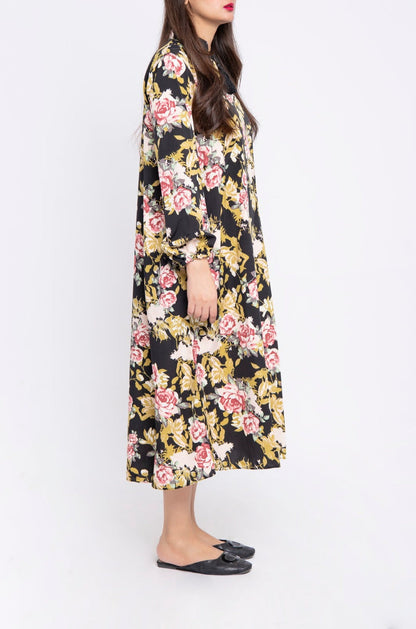 BTW - PRINTED FLORAL DRESS