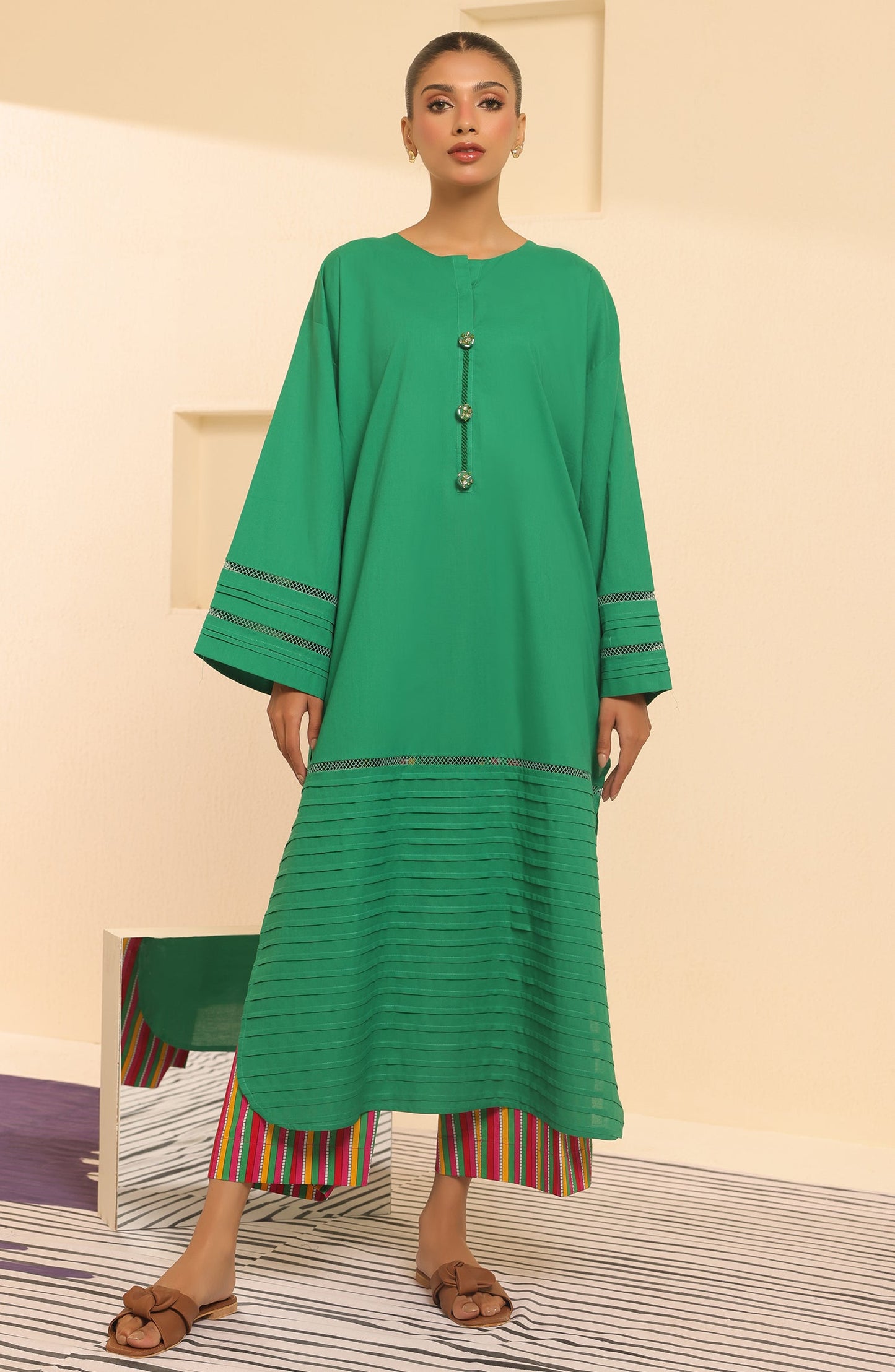 Orient - Stitched 1 Piece Plain Cambric Shirt