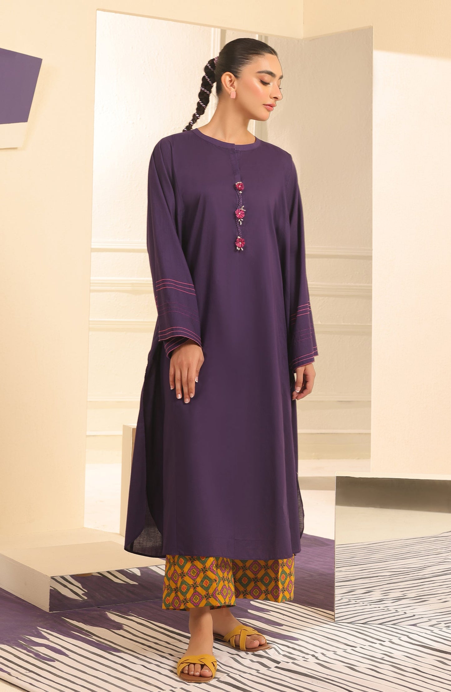 Orient - Stitched 1 Piece Plain Cambric Shirt