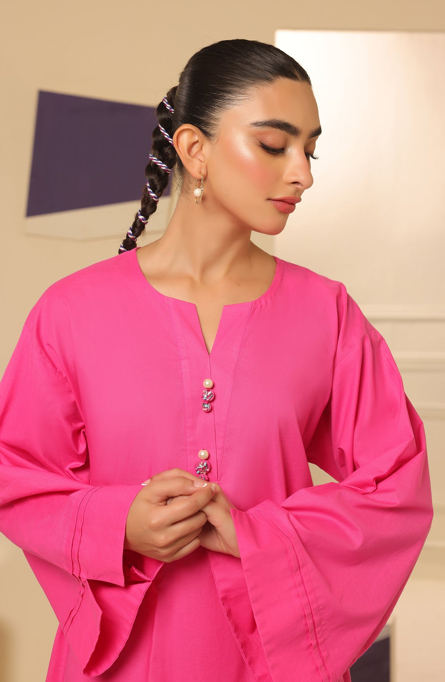 Orient - Stitched 2 Piece Plain Cambric Shirt and Cambric Pant