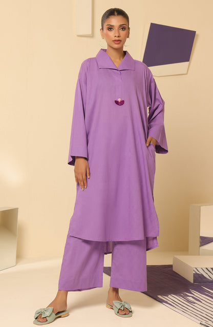Orient - Stitched 2 Piece Plain Jacquard Shirt and Jacquard Pant