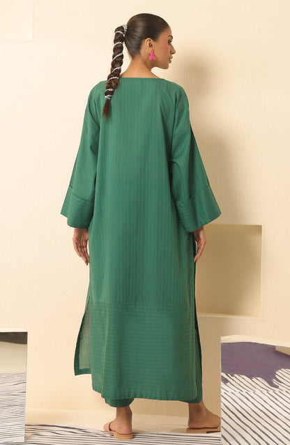 Orient - Stitched 2 Piece Plain Jacquard Shirt and Jacquard Pant