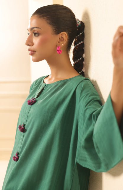 Orient - Stitched 2 Piece Plain Jacquard Shirt and Jacquard Pant
