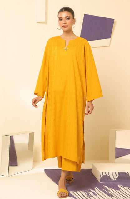 Orient - Stitched 2 Piece Plain Jacquard Shirt and Jacquard Pant