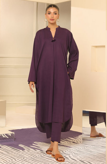 Orient - Stitched 2 Piece Plain Jacquard Shirt and Jacquard Pant