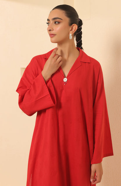Orient - Stitched 2 Piece Plain Jacquard Shirt and Jacquard Pant
