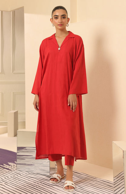 Orient - Stitched 2 Piece Plain Jacquard Shirt and Jacquard Pant