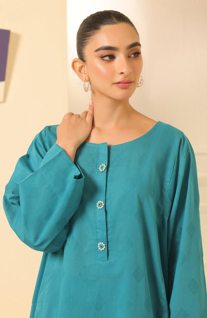 Orient - Stitched 2 Piece Plain Jacquard Shirt and Jacquard Pant