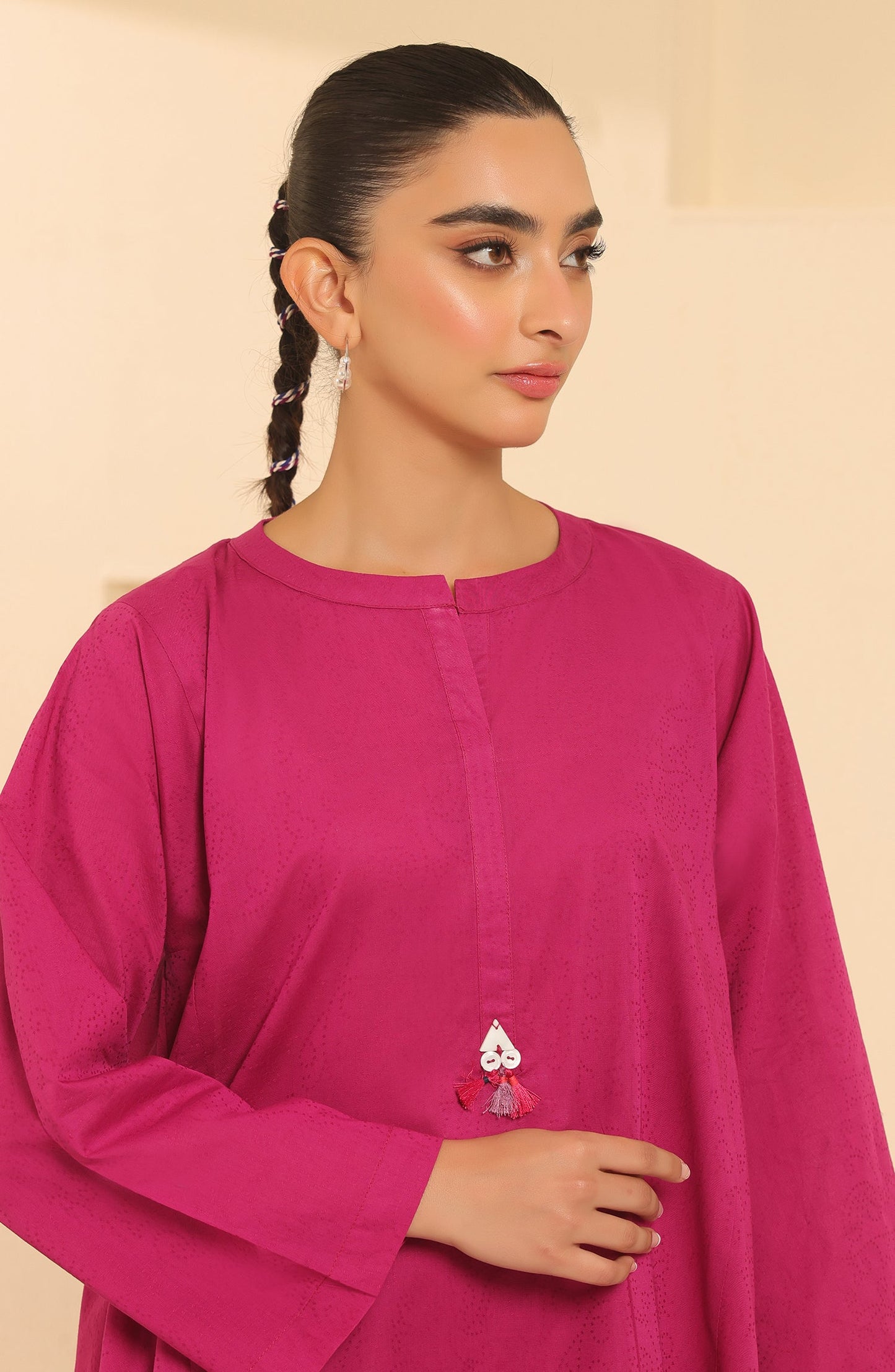 Orient - Stitched 2 Piece Plain Jacquard Shirt and Jacquard Pant