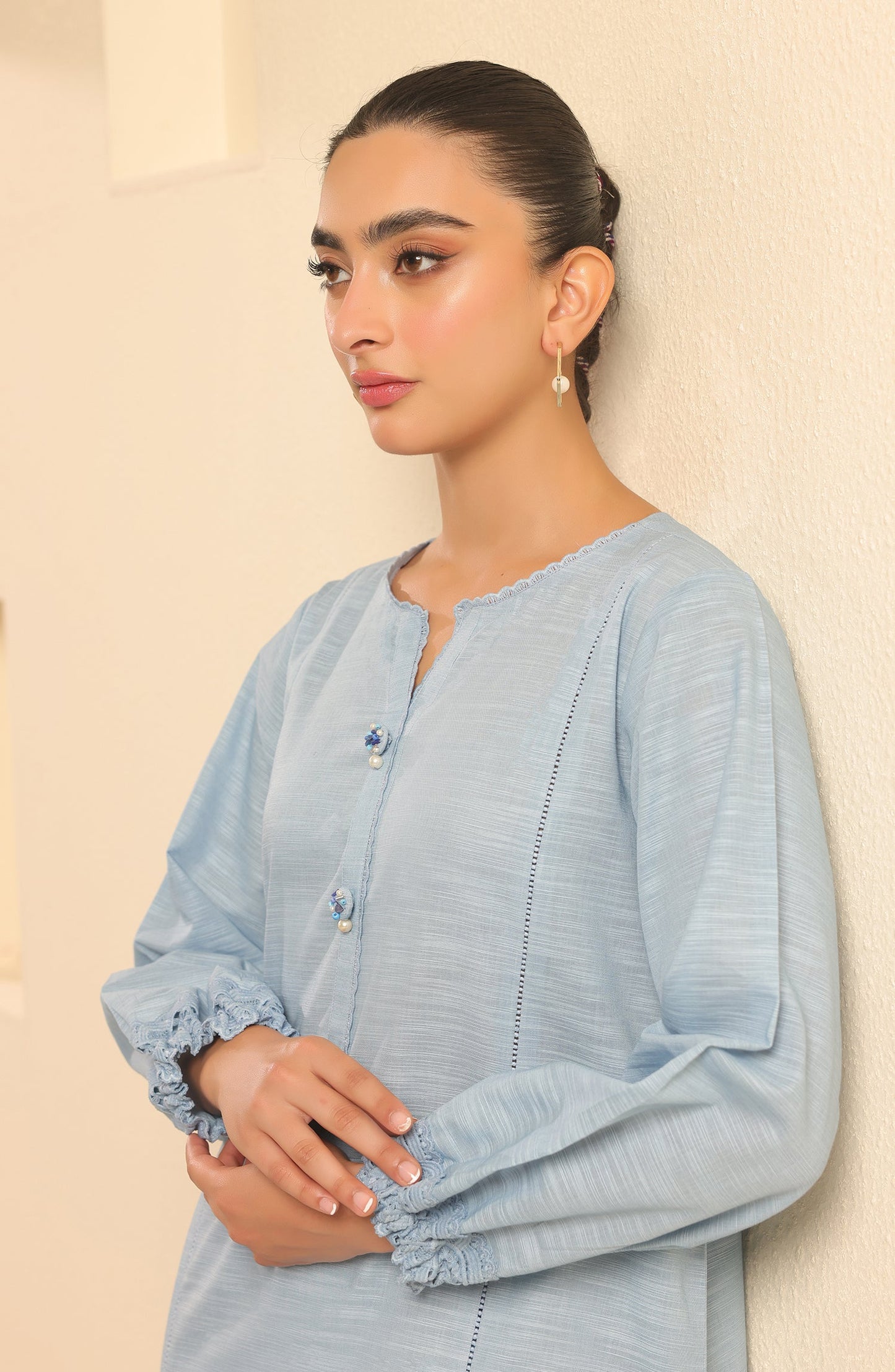 Orient - Stitched 2 Piece Plain Khaddar Shirt and Khaddar Pant