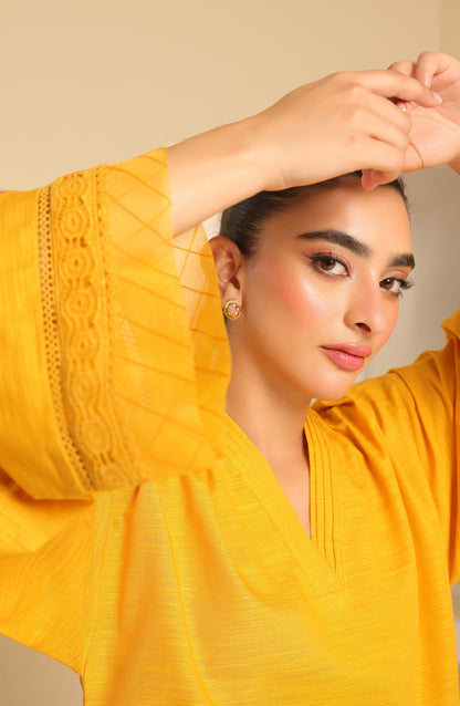 Orient - Stitched 2 Piece Plain Khaddar Shirt and Khaddar Pant