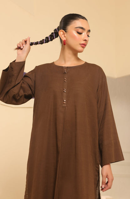 Orient - Stitched 2 Piece Plain Khaddar Shirt and Khaddar Pant