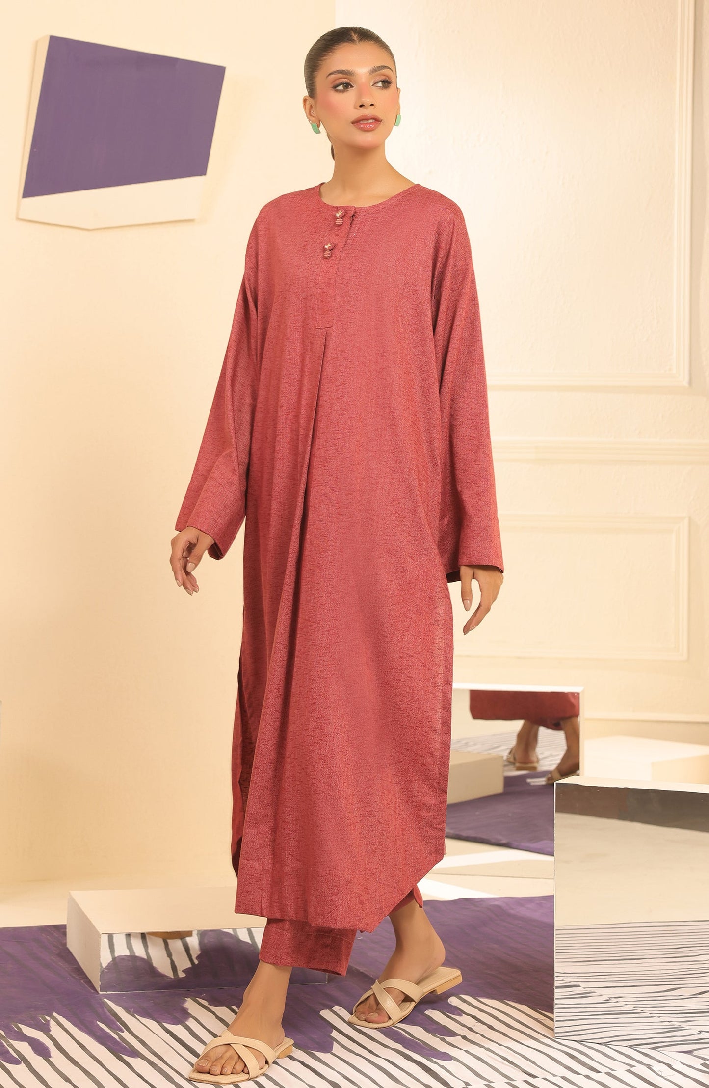 Orient - Stitched 2 Piece Plain Poly Viscose Shirt and POLY VISCOSE Pant