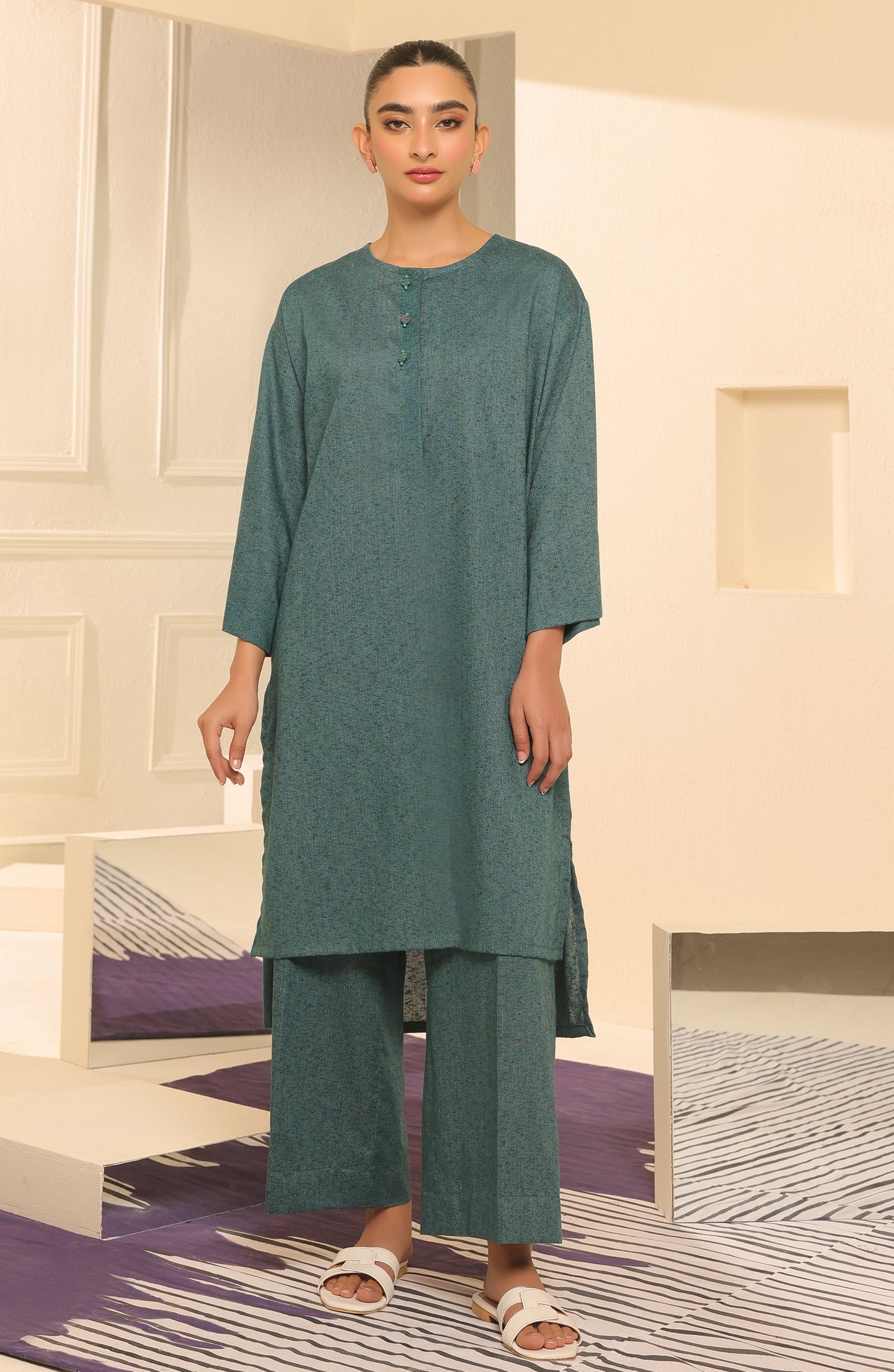 Orient - Stitched 2 Piece Plain Poly Viscose Shirt and POLY VISCOSE Pant