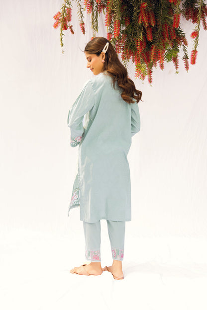 BTW - EMBROIDERED SHIRT WITH TROUSERS