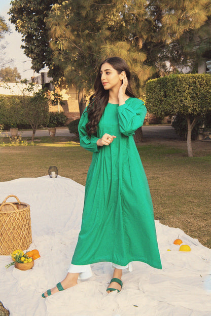 BTW - SOLID CAMBRIC DRESS