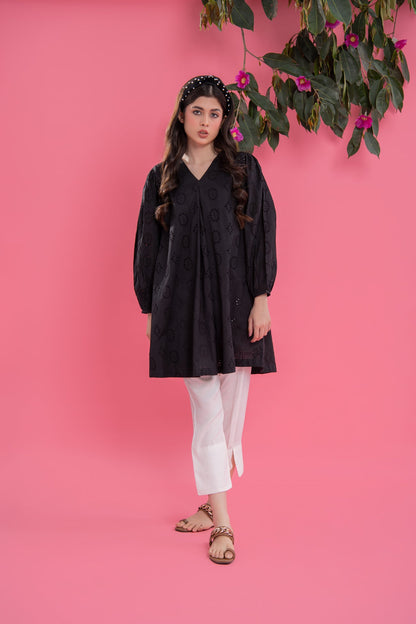 BTW - A LINE CHIKAN KARI TUNIC