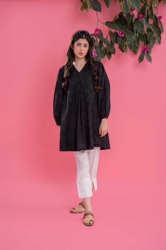 BTW - A LINE CHIKAN KARI TUNIC