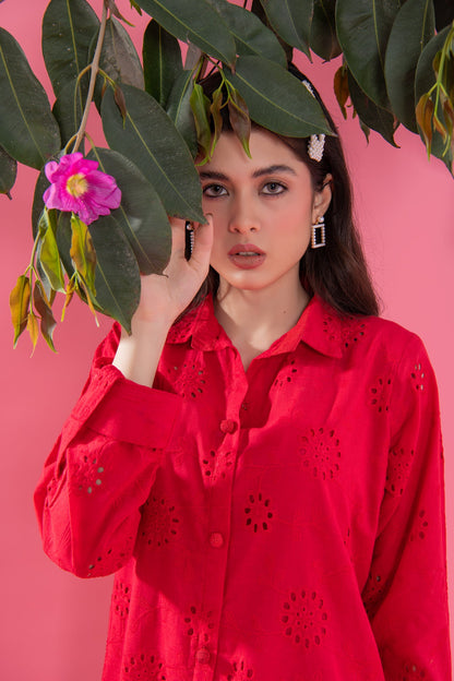 BTW - BUTTON DOWN CHIKEN KARI TUNIC