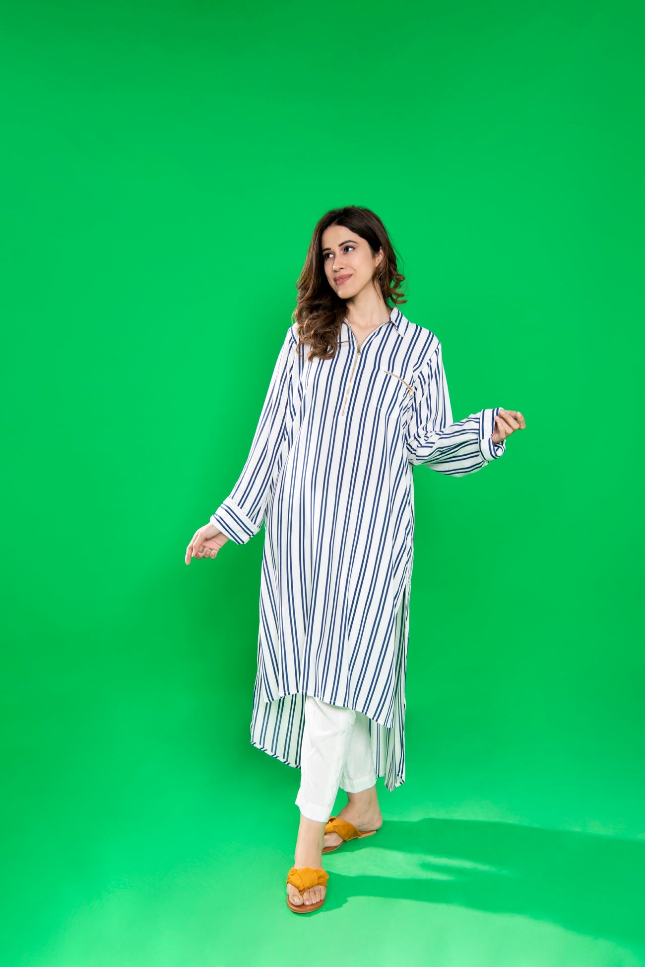 BTW - STRAIGHT SHIRT WITH ZIP