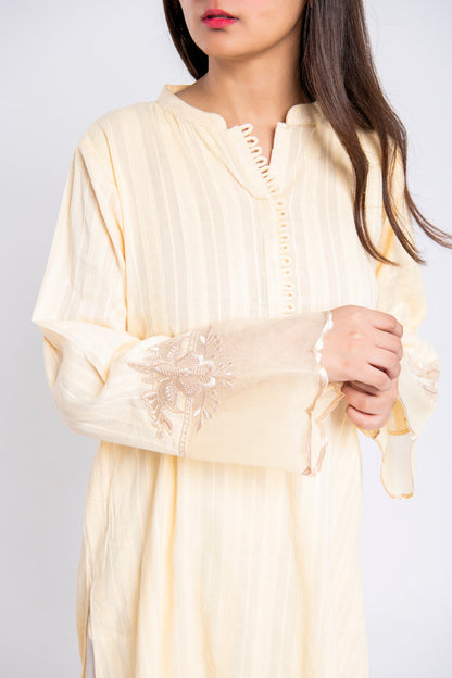 BTW - CK EMBROIDERED KURTA WITH SLEEVES