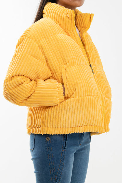 BTW - CORDUROY PUFFER JACKET