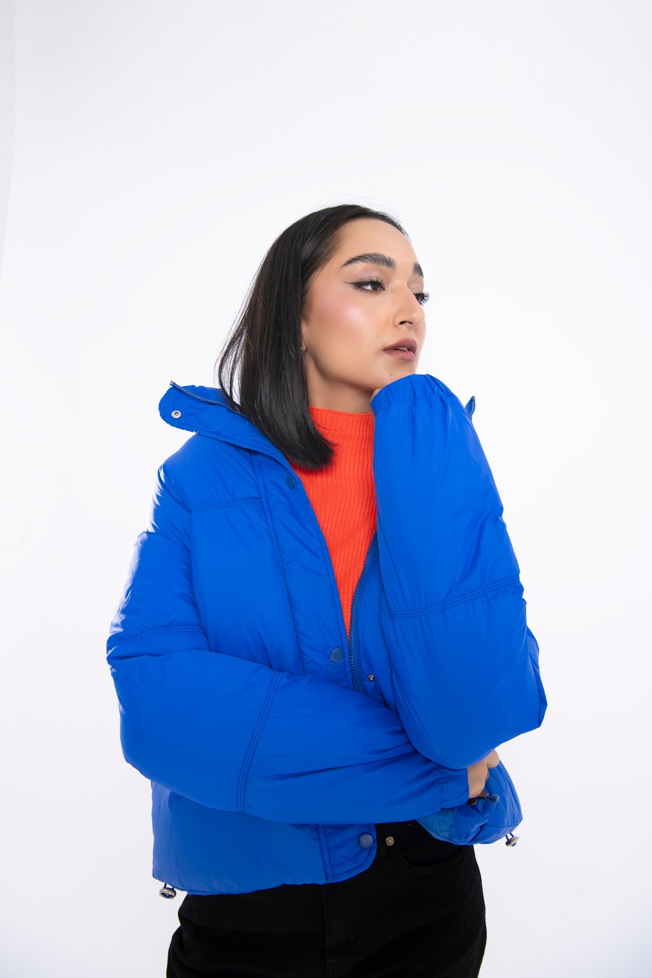 BTW - PUFFER JACKET WITH COLLAR