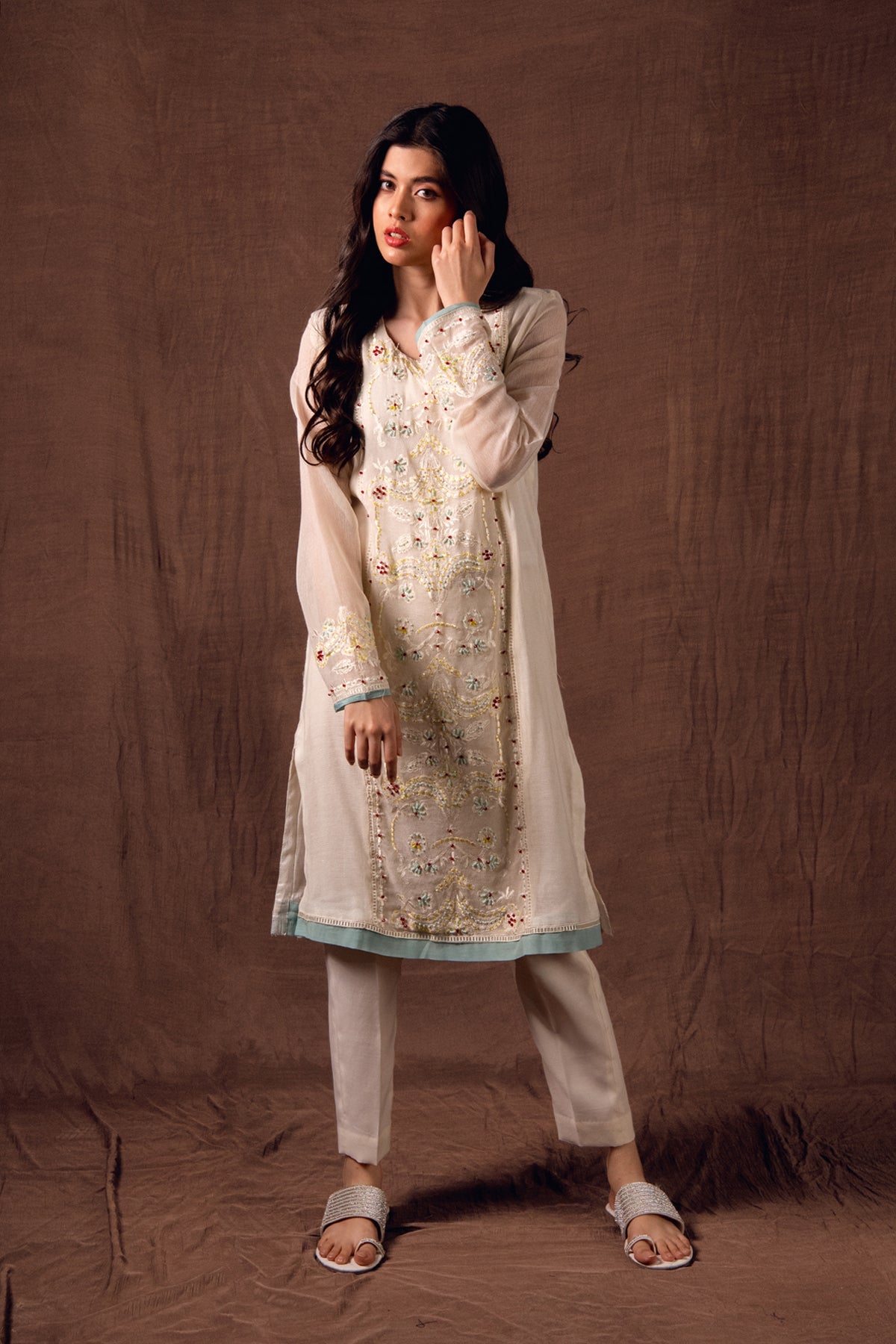 BTW - EMBROIDERED PANNEL SHIRT