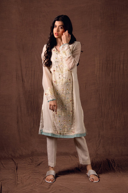 BTW - EMBROIDERED PANNEL SHIRT