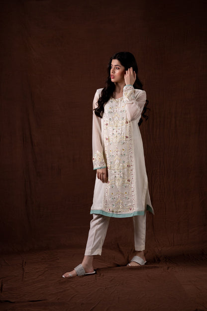 BTW - EMBROIDERED PANNEL SHIRT