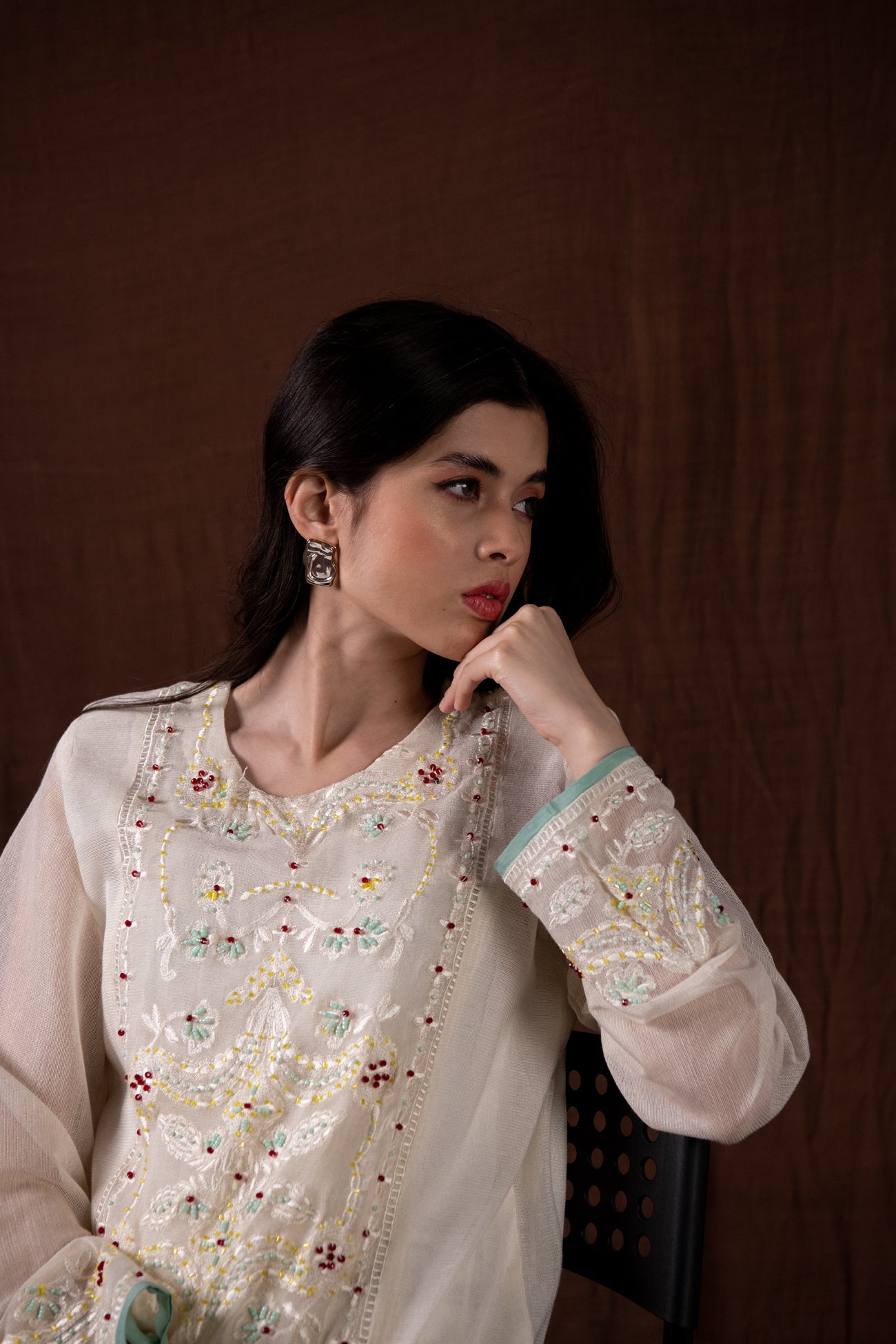 BTW - EMBROIDERED PANNEL SHIRT
