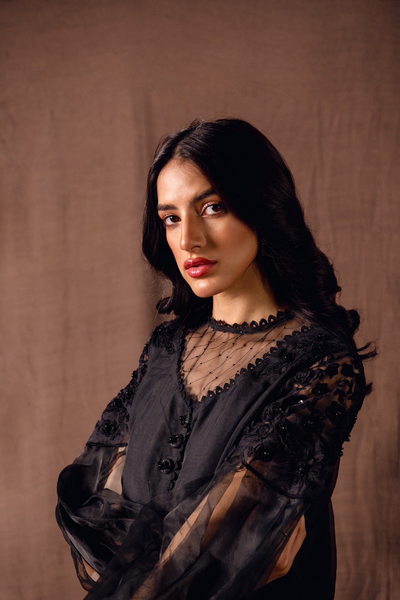 BTW - A-LINE EMBELLISHED KURTA