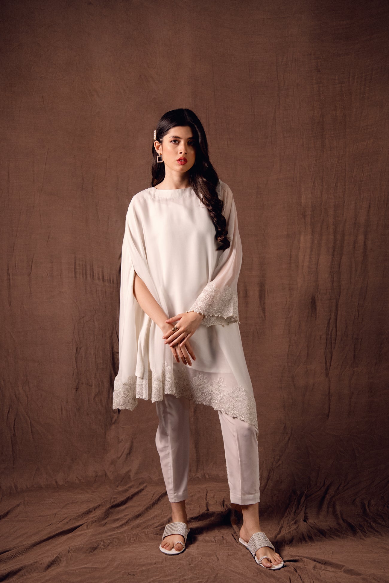 BTW - A SYMMETRIC EMBROIDERED SHIRT