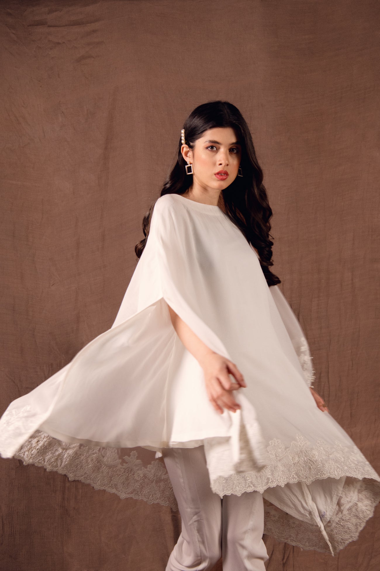 BTW - A SYMMETRIC EMBROIDERED SHIRT